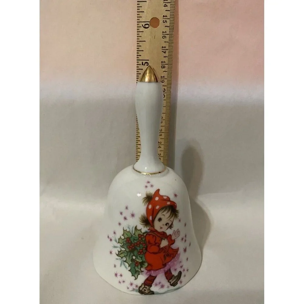 Lefton Christmas Bells Lot Of Three 2‎ hangers and one stationary